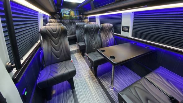 18 passenger sprinter van interior renton