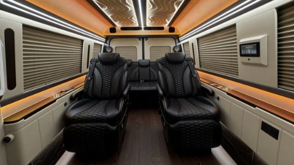 8 passenger sprinter van interior kent