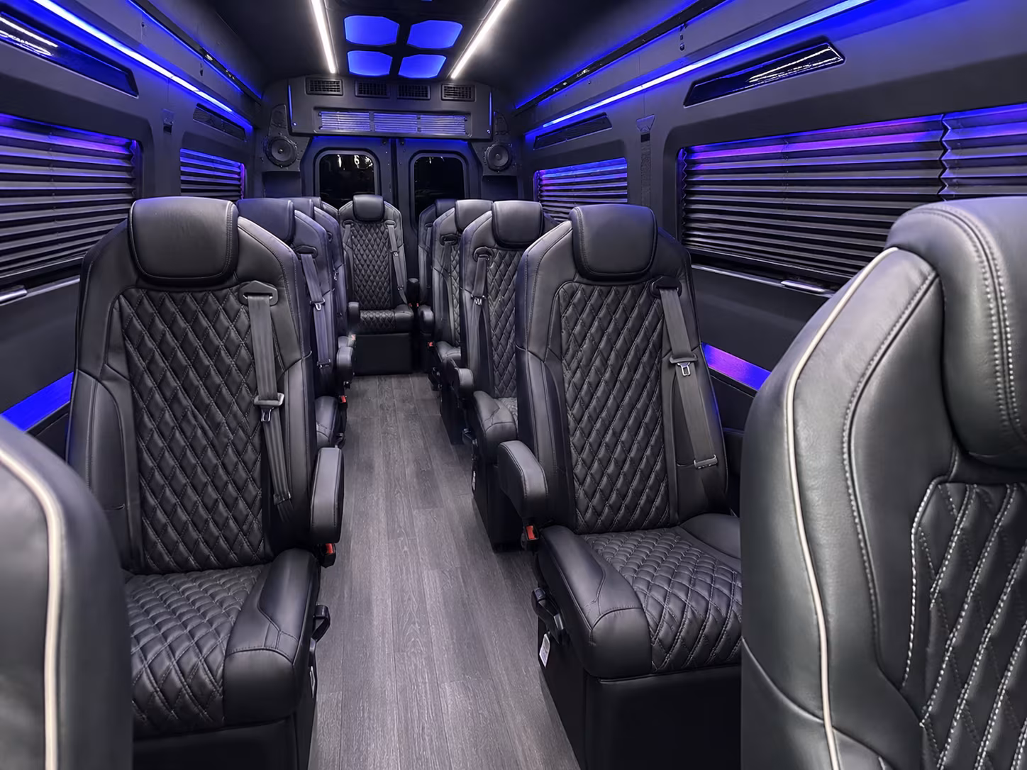 renton 18 passenger sprinter van inside