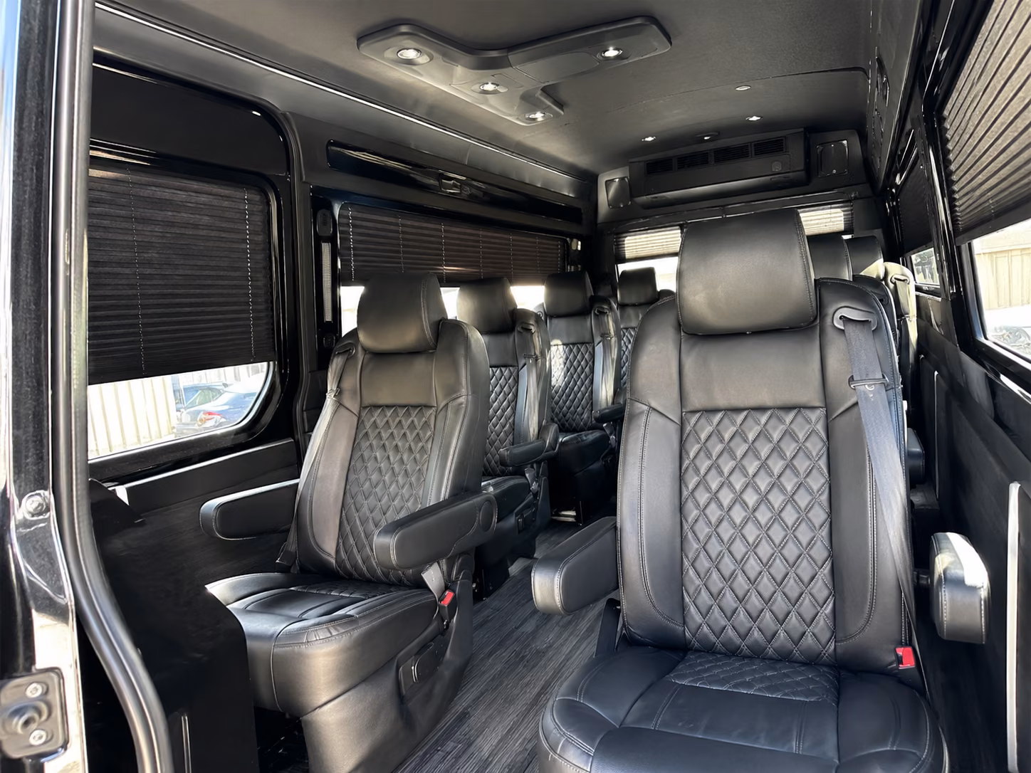renton 20 passenger sprinter van inside