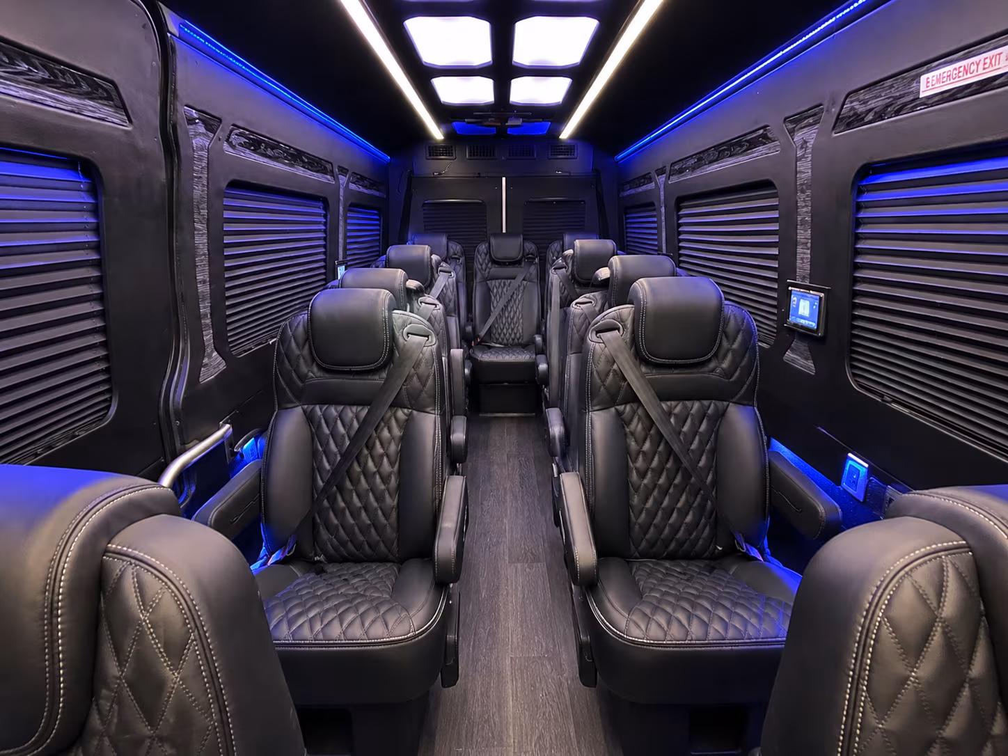 renton 8 passenger sprinter van inside